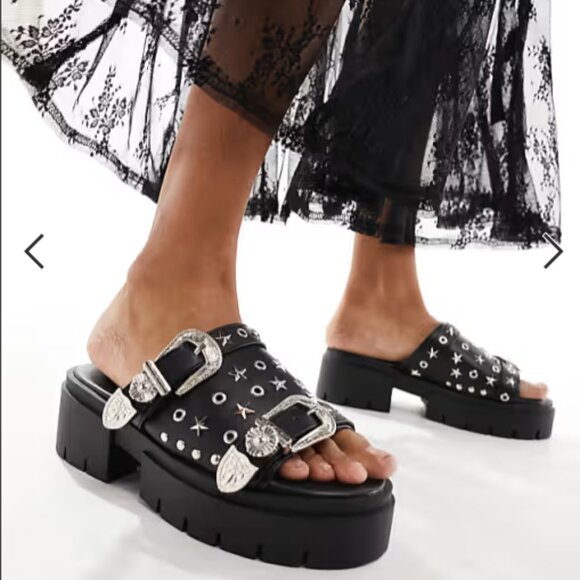 STEVEN NEW YORK Y2K-Chic Studded Platforms - Picture 12 of 13